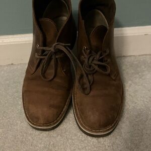 Men's Clark’s desert boots Brown Leather Shoes